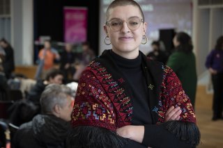 Mathilde Mottet a été élue samedi après-midi à la coprésidence des Femmes socialistes. Elle remplace Martine Docourt (archives). KEYSTONE/CHRISTIAN BEUTLER